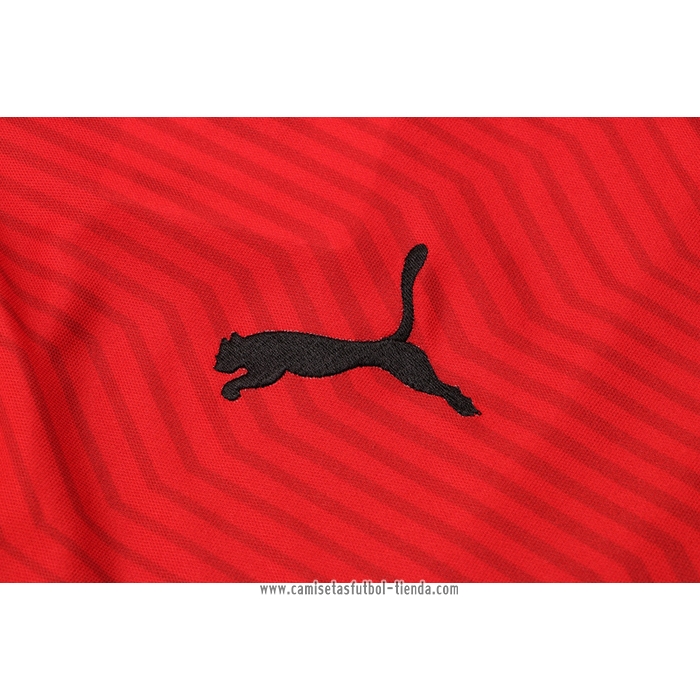 Chandal del AC Milan 2021 2022 Manga Corta Rojo